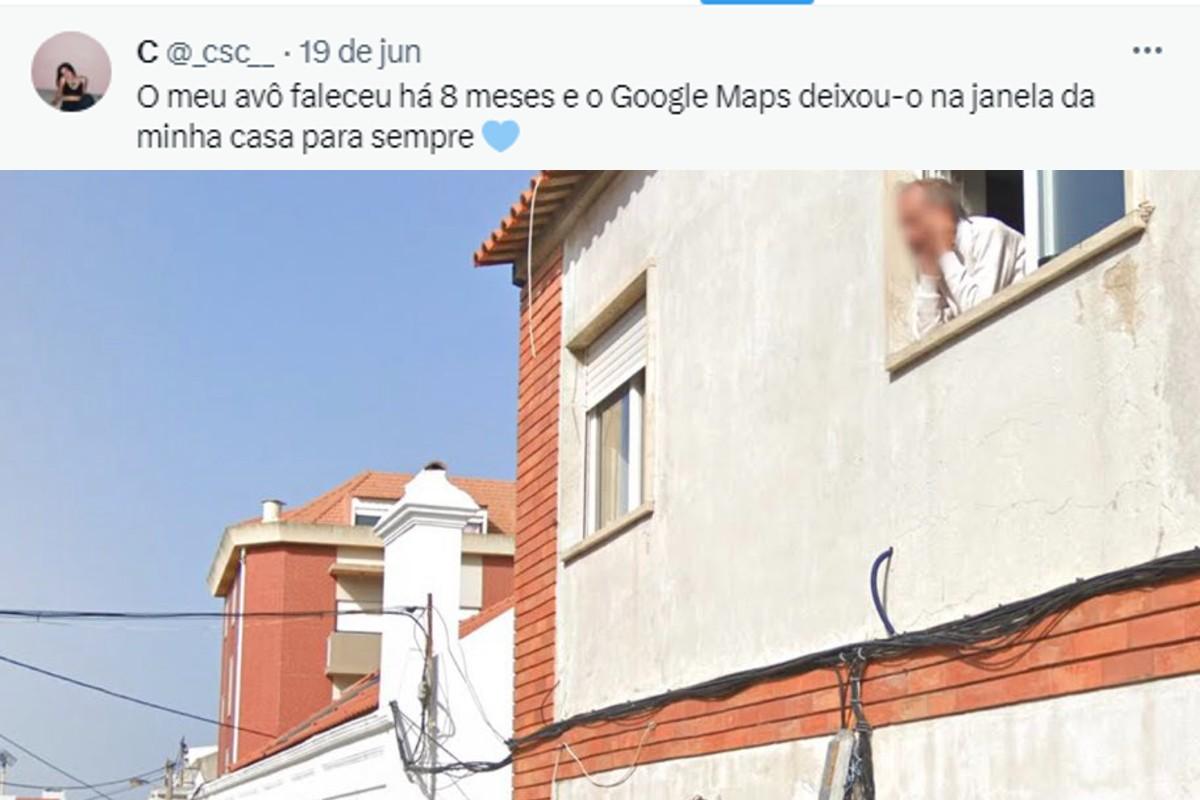 Usuária de Twitter relata que encontrou foto de avô falecido em Google Maps/Street View.